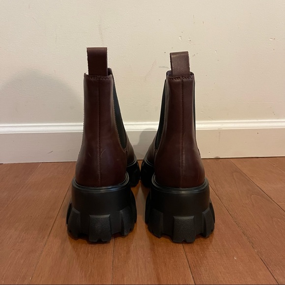 NWOB Gianni bini Brown Platform Boots - Picture 3 of 4